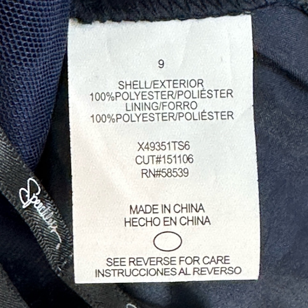 Speechless Sleeveless Mesh Padded Bust Evening Gown - Navy Blue - size 9 - Picture 7 of 12